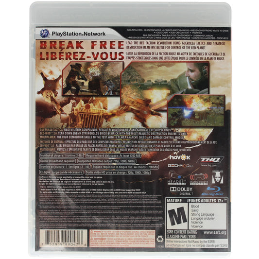 Red Faction: Guerrilla (PS3)