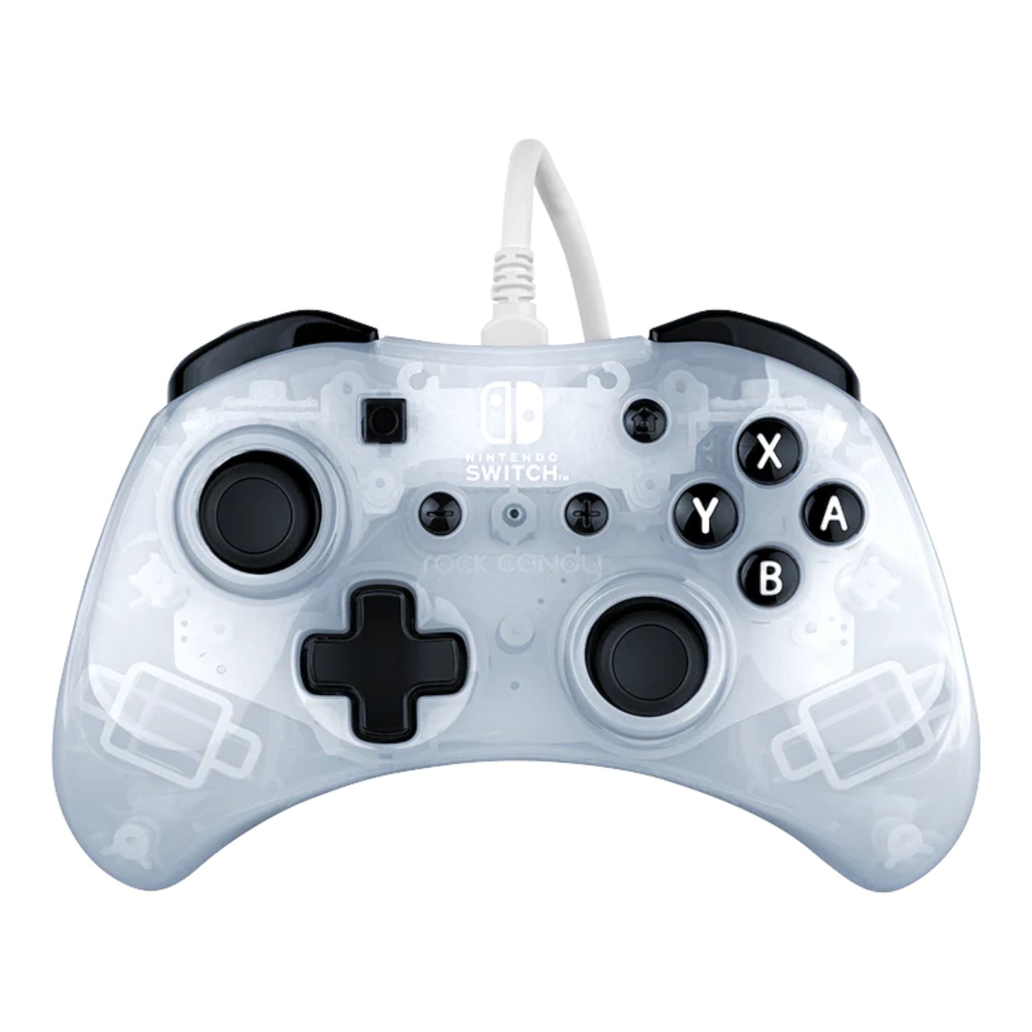 Rock Candy - Frost White Wired Controller for Nintendo Switch