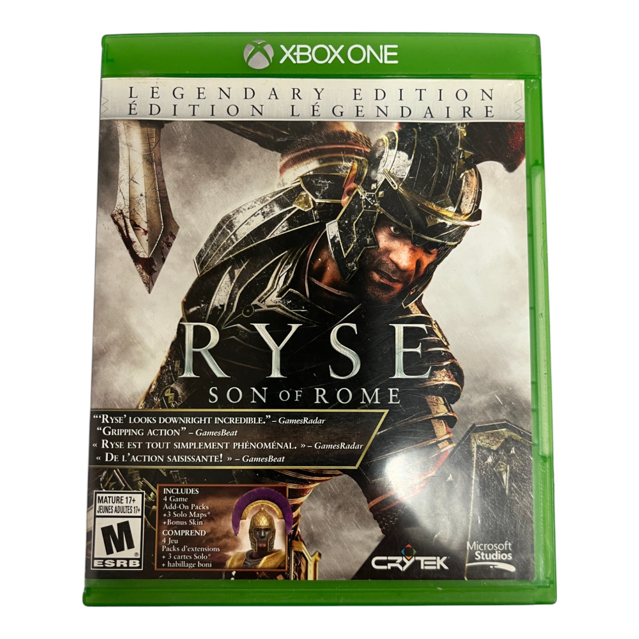 Ryse: Son of Rome [Legendary Edition] (Xbox One) – Retro North Games