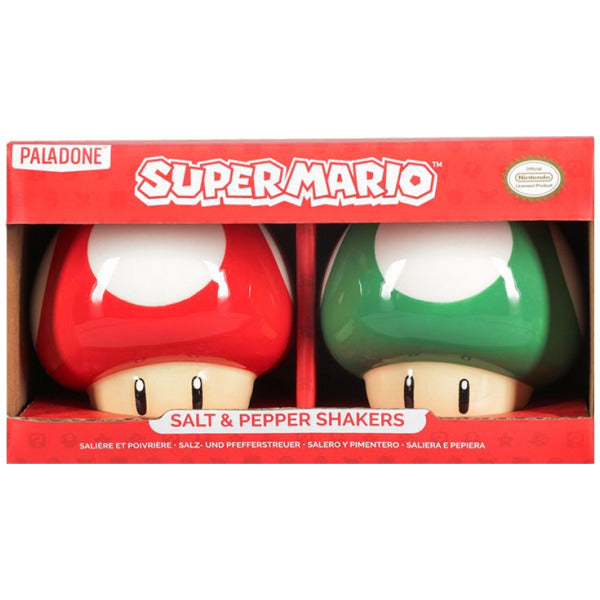 Super Mario Mushroom Salt & Pepper Shakers