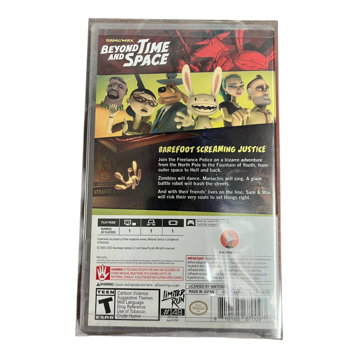 Sam Infinity Switch Sam & Max: Beyond Time and Space (Switch) – Retro North Games