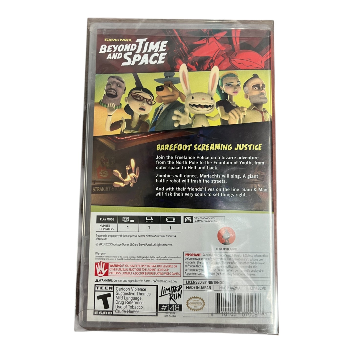 Sam & Max: Beyond Time and Space (Switch)