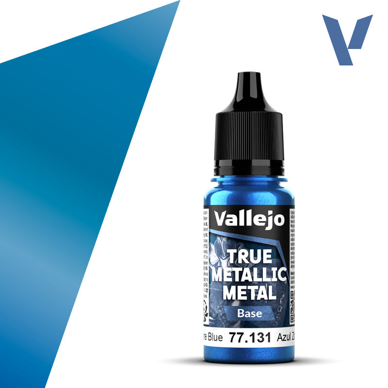 Vallejo - True Metallic Metal: Single Bottles – Sapphire Blue System 18ml