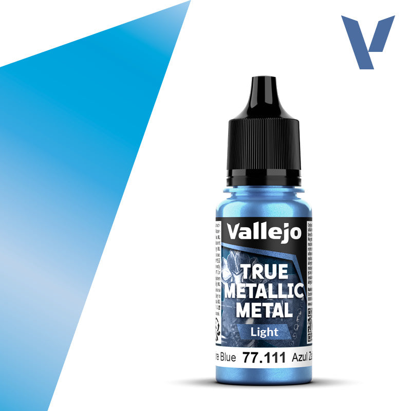 Vallejo - True Metallic Metal: Single Bottles – Sapphire Blue System 18ml