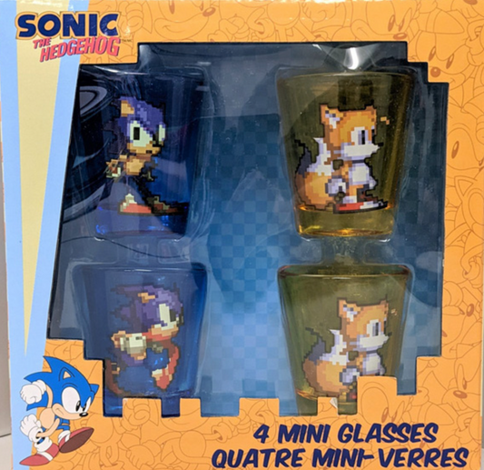 Sonic the Hedgehog 4 Mini Glasses