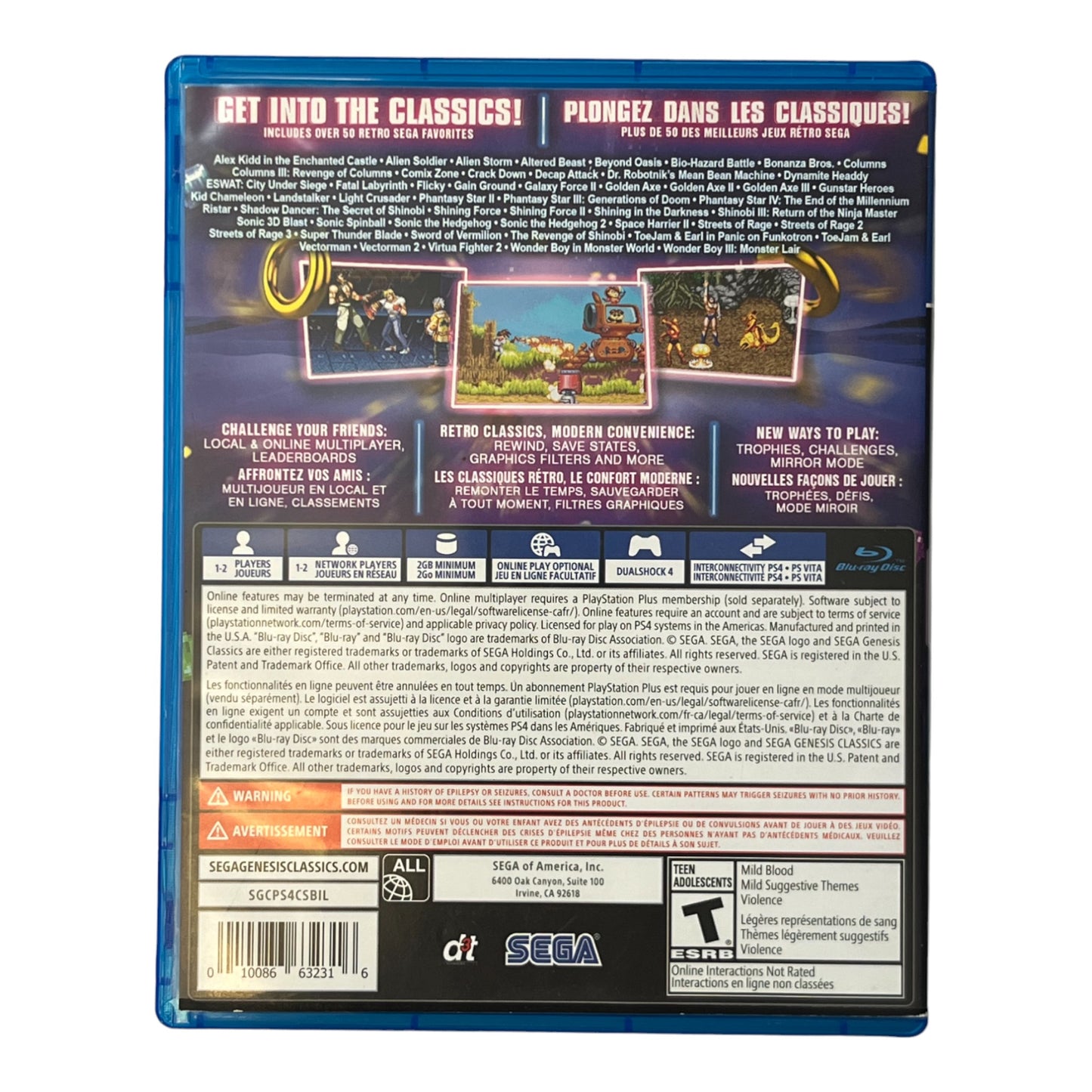 Sega Genesis Classics (PS4)