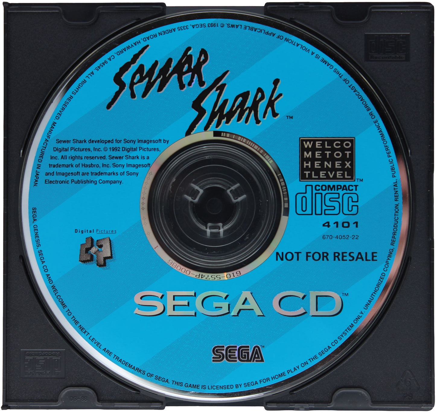 Sewer Shark [Not For Resale] (SegaCD)