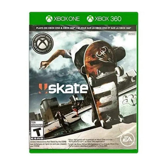 U Skate game cover for Xbox One and Xbox 360 on a white background