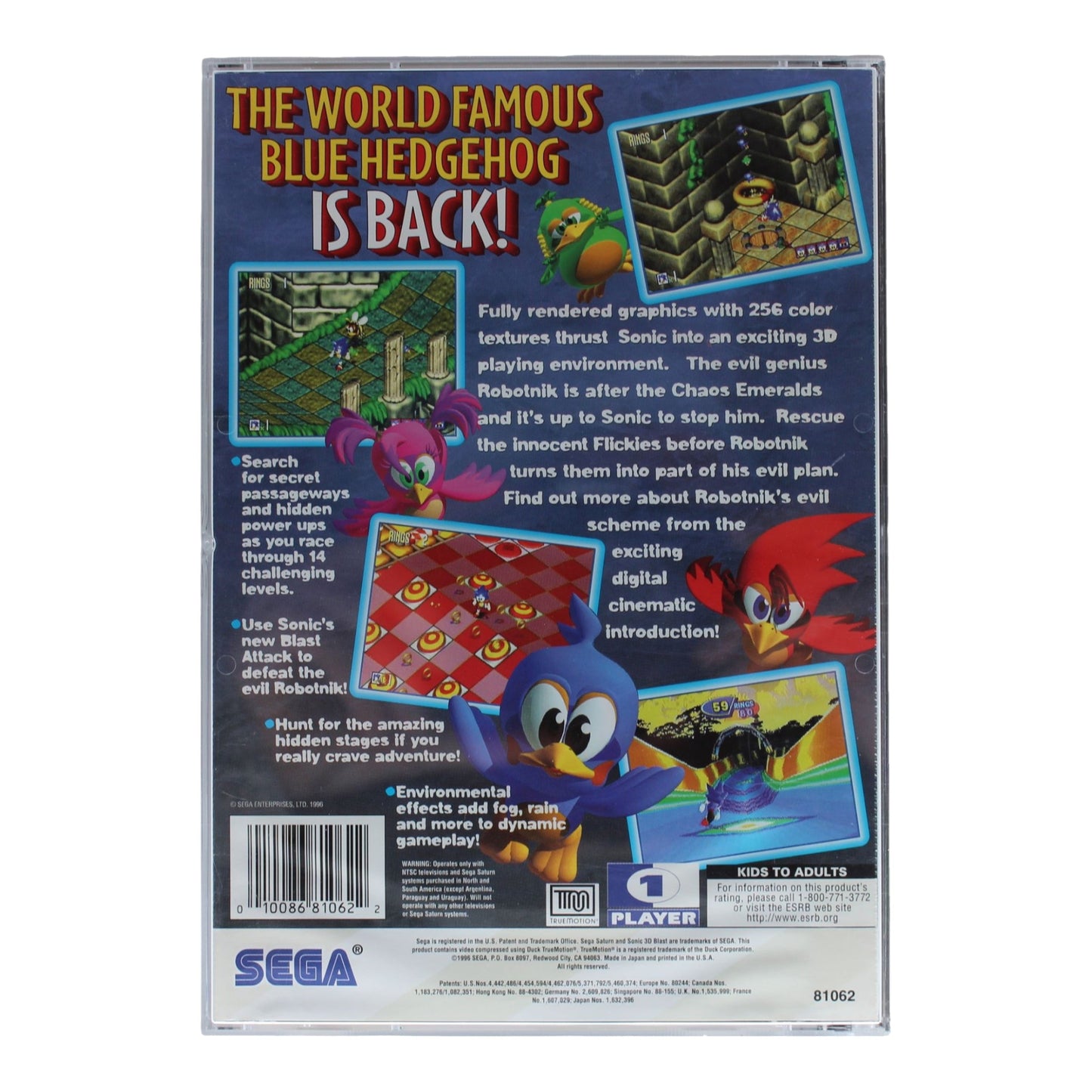 Sonic: 3D Blast (Sega Saturn)
