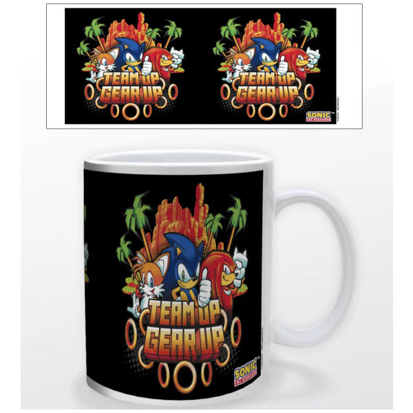 Sonic the Hedgehog Team Up, Gear Up 11Oz. Ceramic Mug