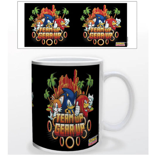 Sonic the Hedgehog Team Up, Gear Up 11Oz. Ceramic Mug