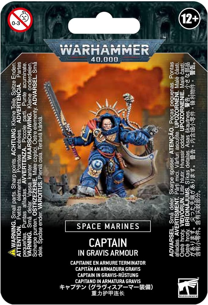 Warhammer 40,000 - Space Marines: Captain in Gravis Armour