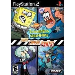 PlayStation 2 game case featuring characters from 'SpongeBob SquarePants' with a colorful design.