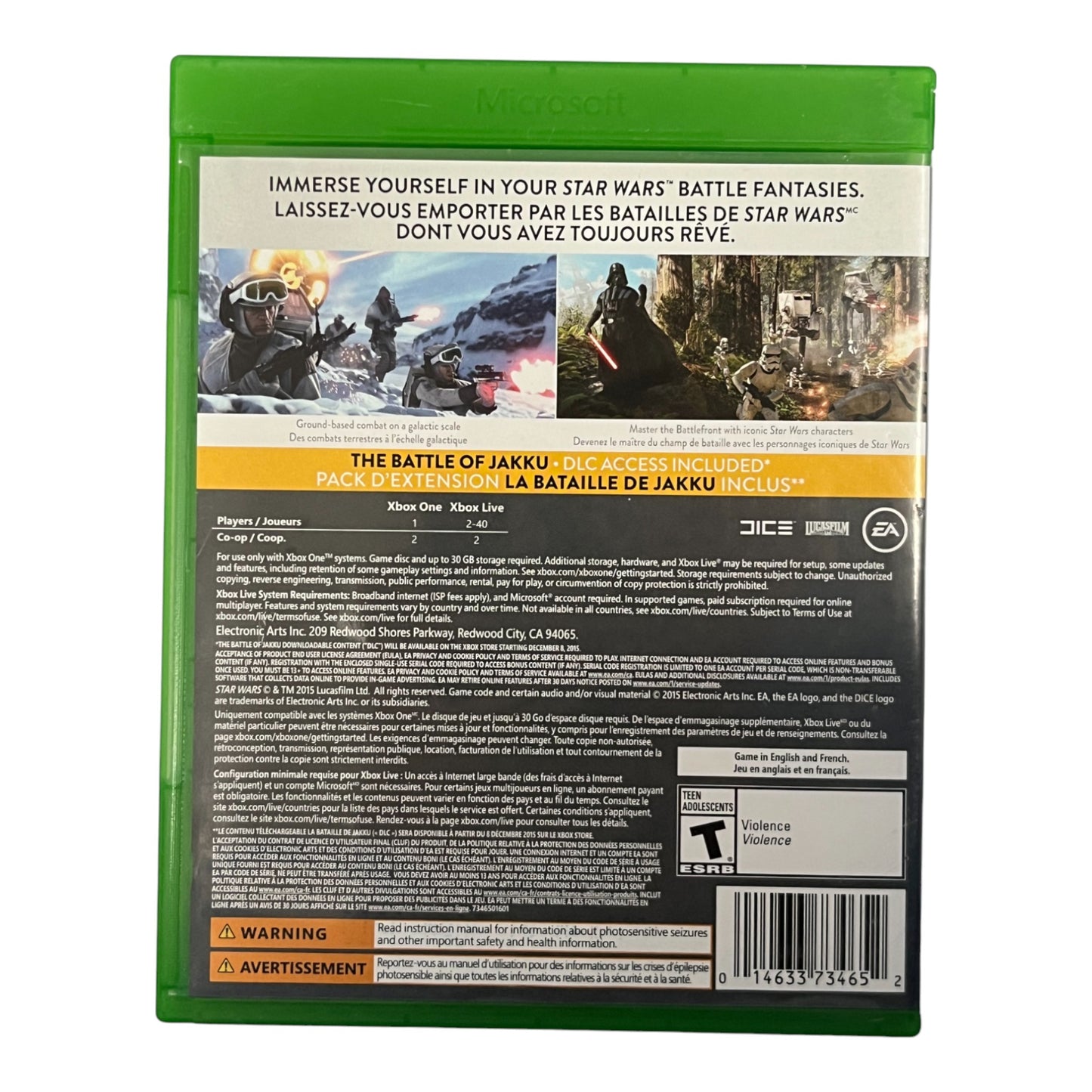 Star Wars Battlefront (Xbox One)