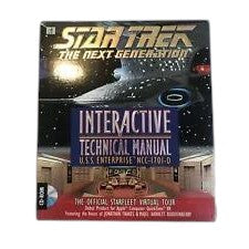 Star Trek: The Next Generation Interactive Technical Manual packaging with CD-ROM