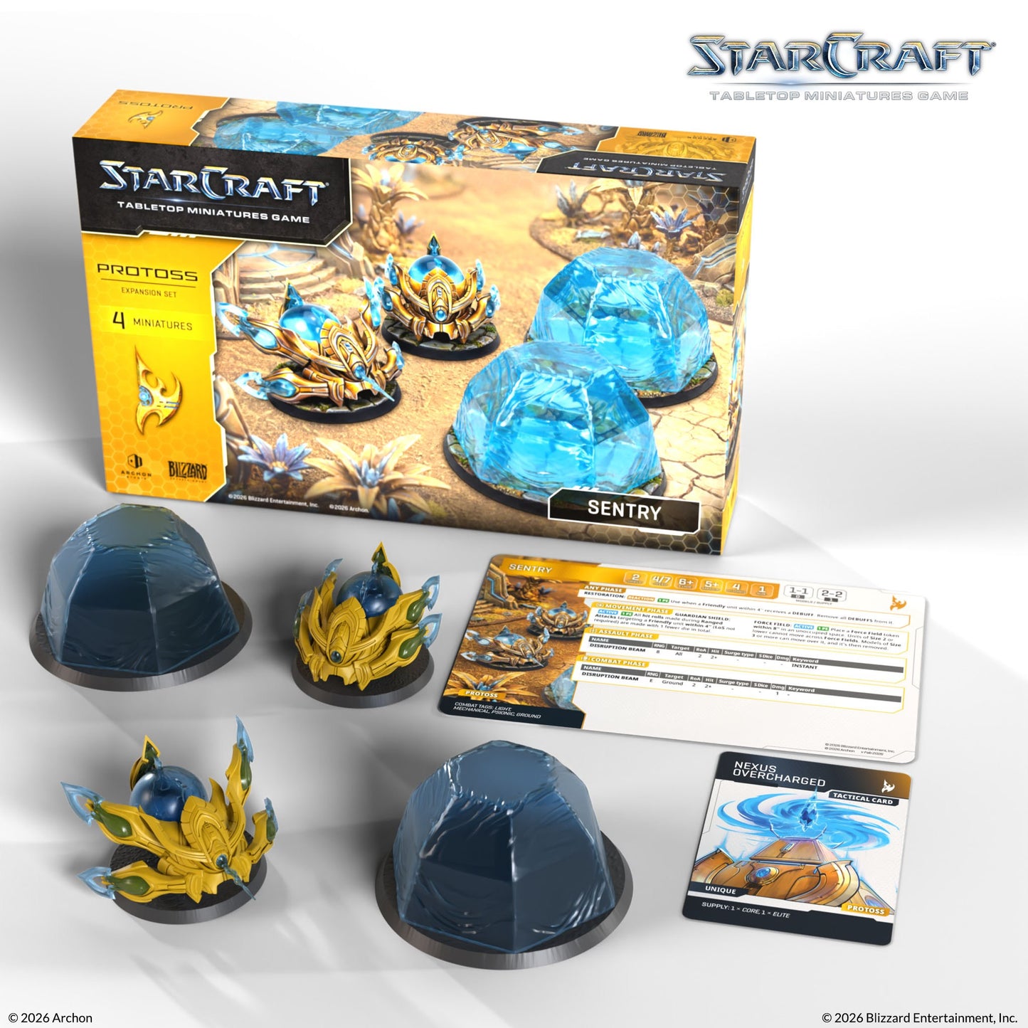 StarCraft: Tabletop Miniatures Game - Protoss Sentry Expansion Set