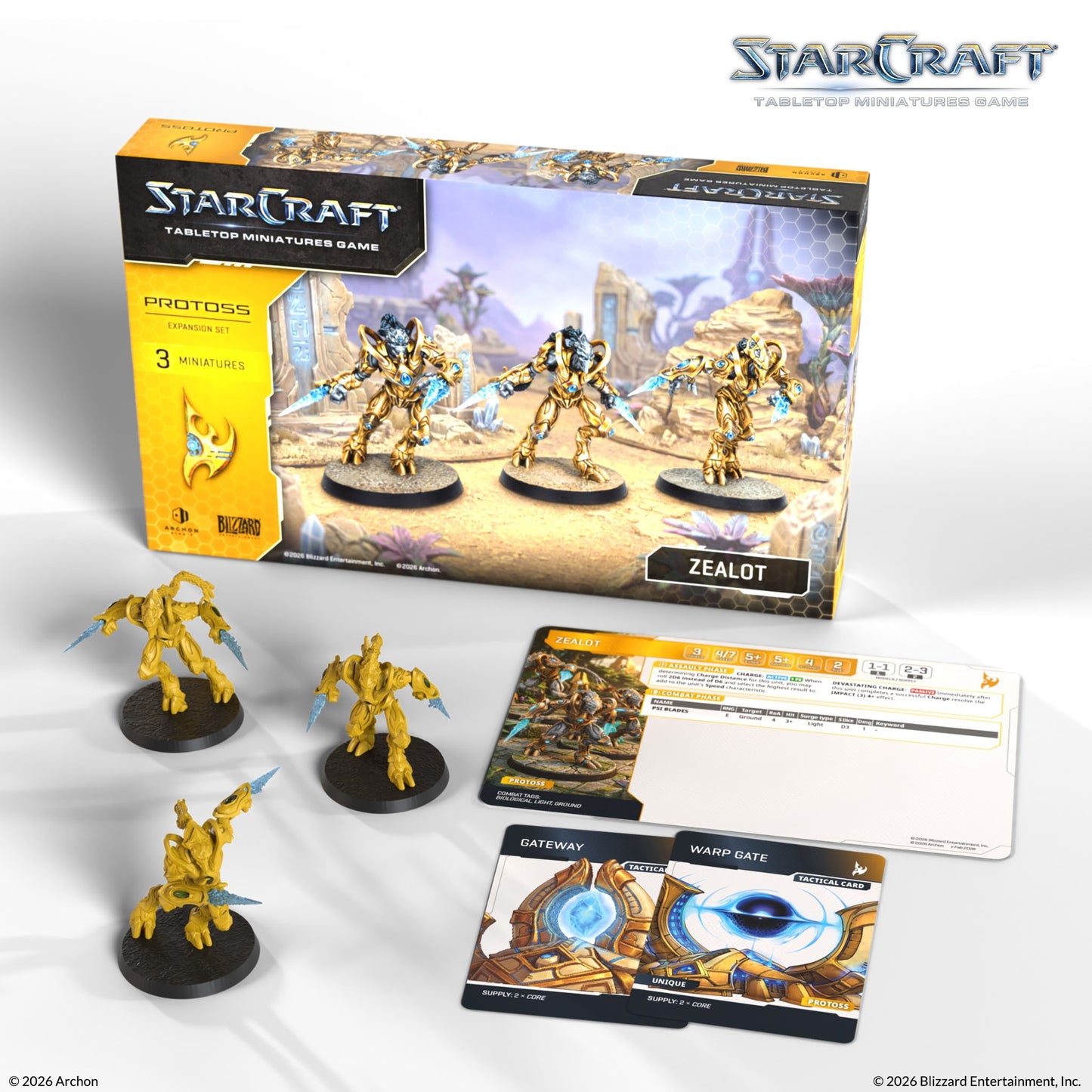 StarCraft: Tabletop Miniatures Game - Protoss Zealot Expansion Set