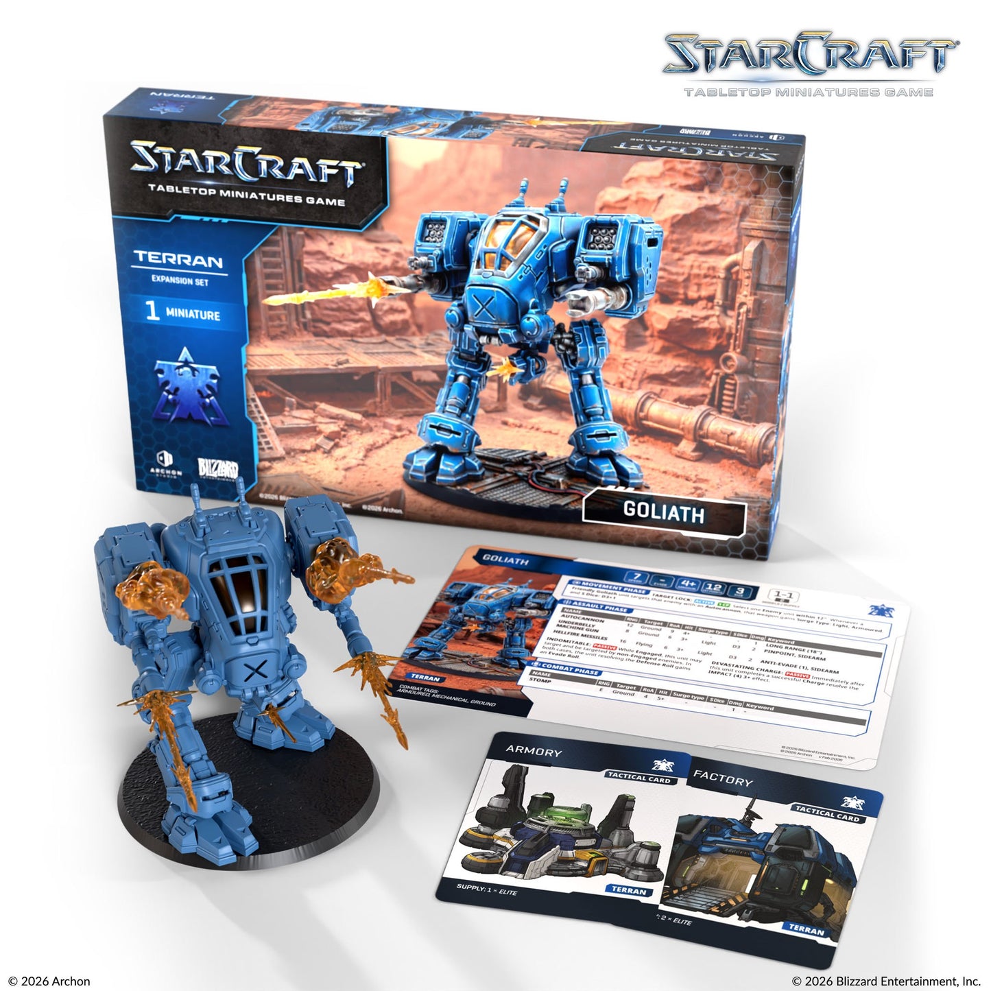 StarCraft: Tabletop Miniatures Game - Terran: Goliath Expansion Set