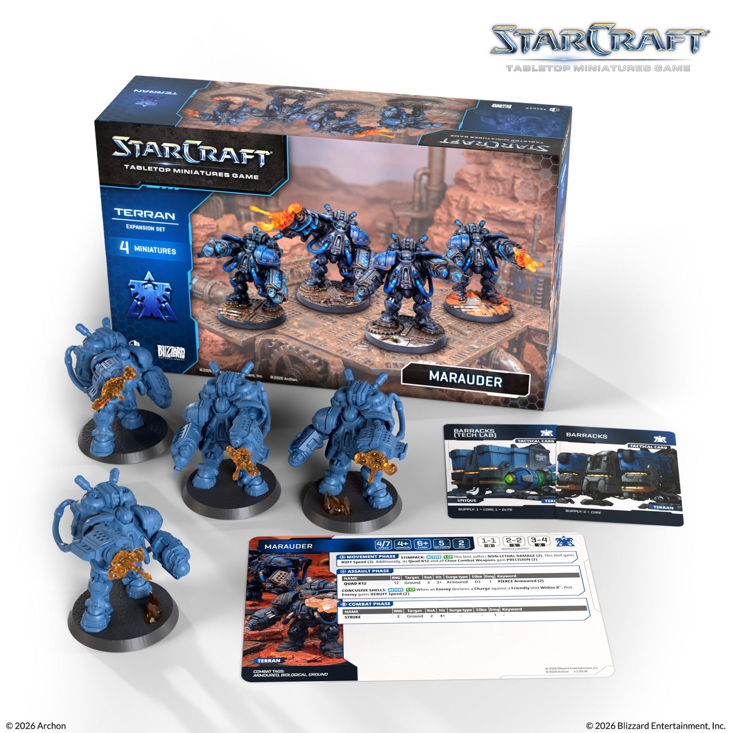 StarCraft: Tabletop Miniatures Game - Terran: Marauder Expansion Set