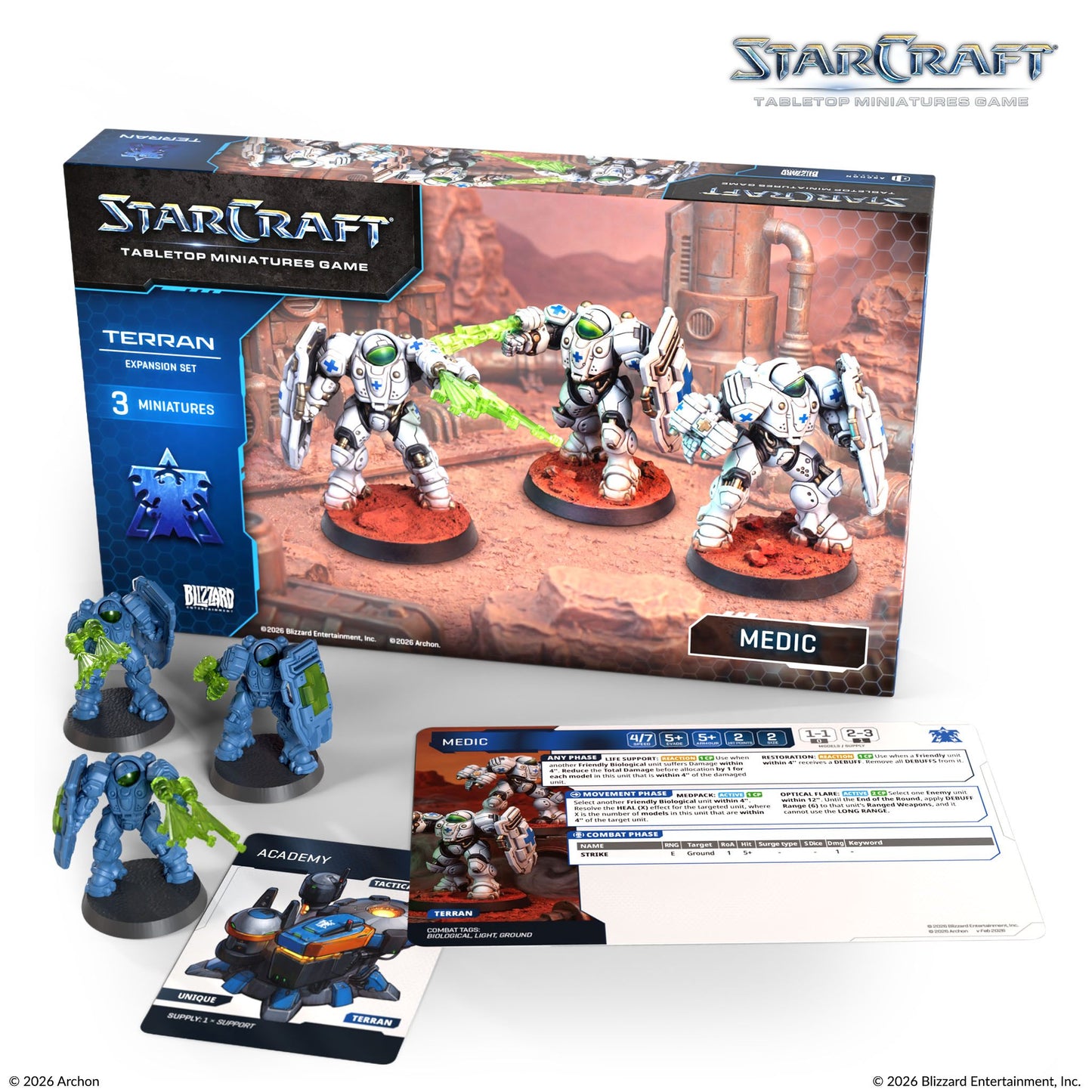 StarCraft: Tabletop Miniatures Game - Terran: Medic Expansion Set