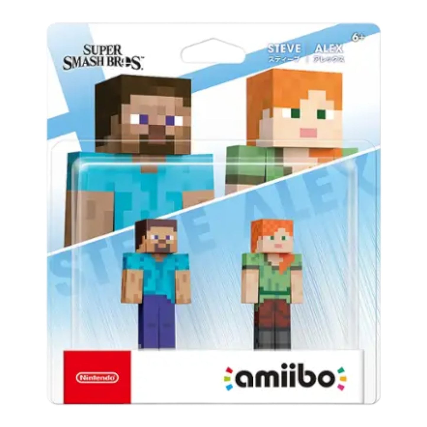 Steve & Alex 2-Pack (amiibo) - JP Import