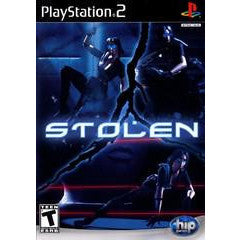Game cover for 'Stolen' on PlayStation 2 with a dark scene and text.