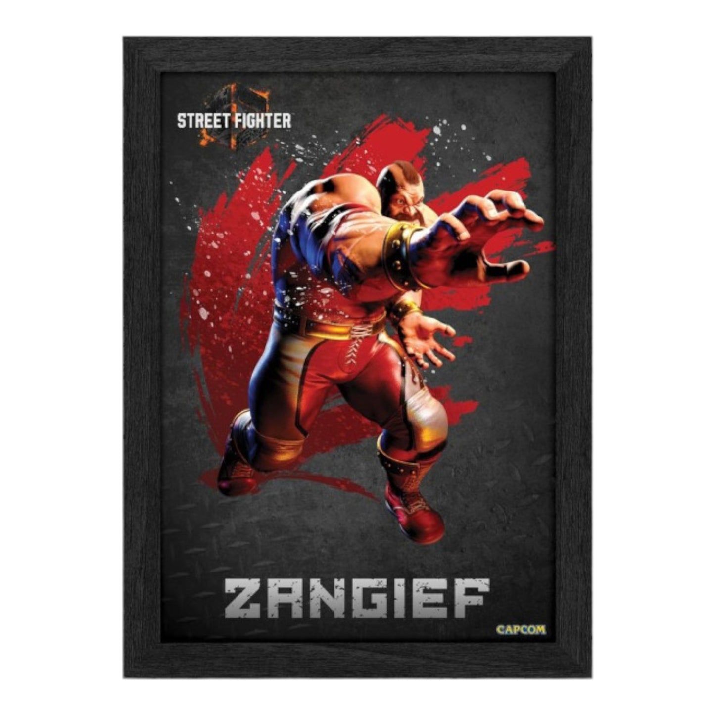 Street Fighter 6: Zangief 10″ X 12″ Lenticular 3D Art