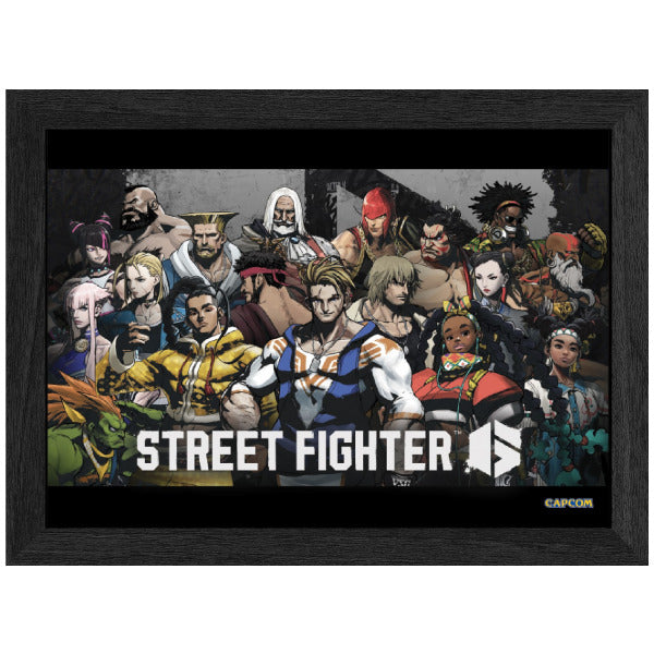 Street Fighter 6: A New Era 12″ X 10″ Lenticular 3D Art