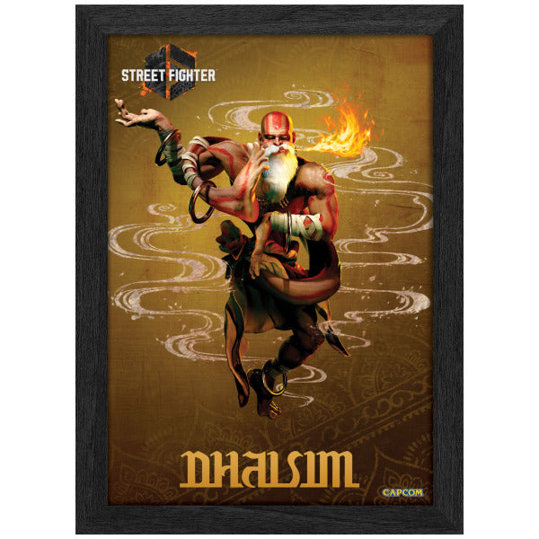 Street Fighter 6: Dhalsim 10″ X 12″ Lenticular 3D Art Pixel Frame