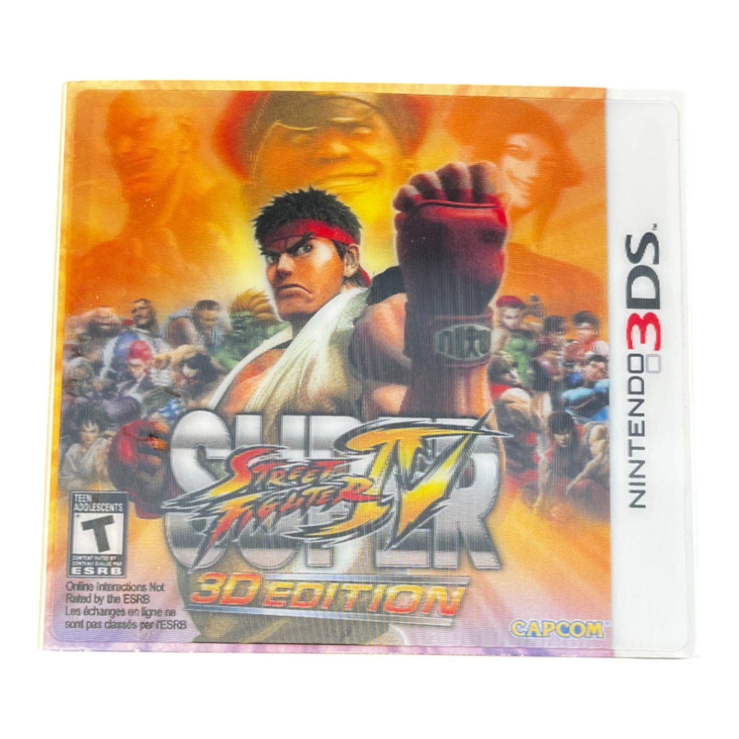 Super Street Fighter IV 3D Edition game case for Nintendo 3DS
