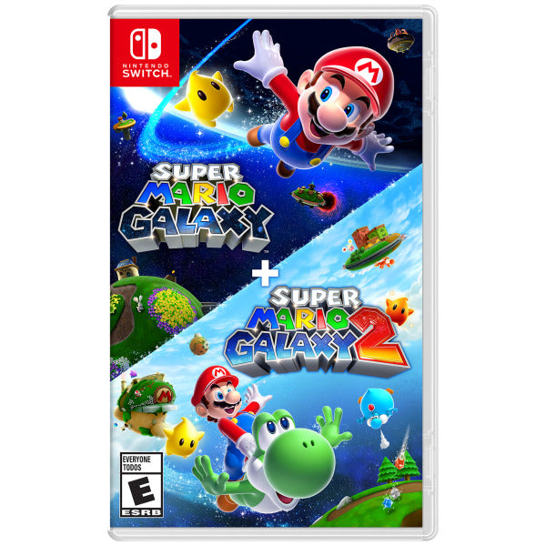 Super Mario Galaxy and Super Mario Galaxy 2 game case for Nintendo Switch