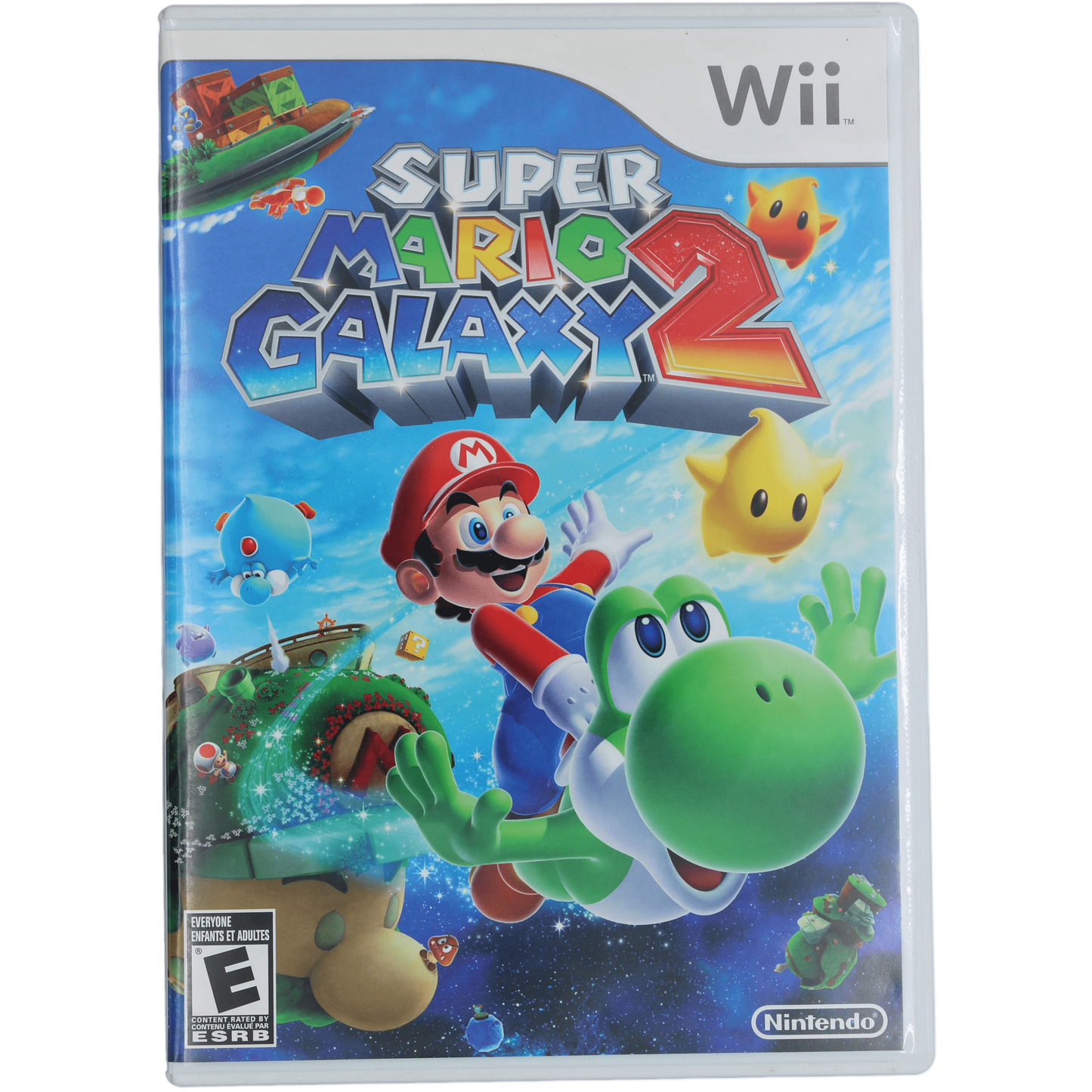 Super Mario Galaxy 2 game cover for Wii