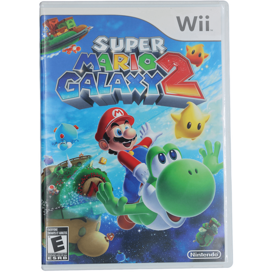 Super Mario Galaxy 2 game cover for Wii