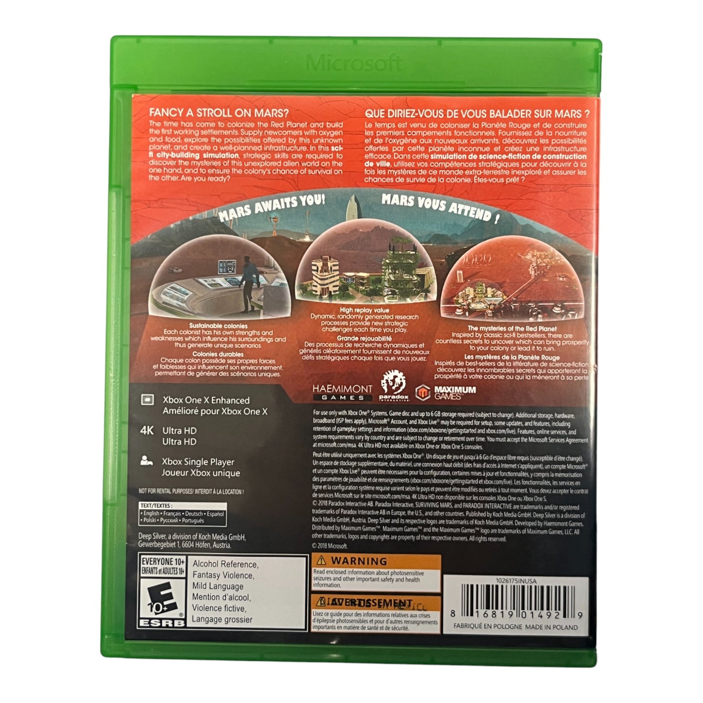 Surviving Mars (Xbox One)