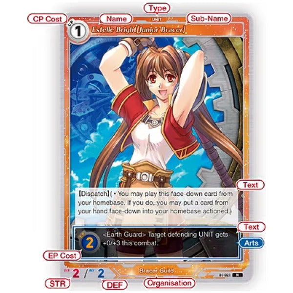 Trails Trading Card Game Blister Pack (8 Cards)