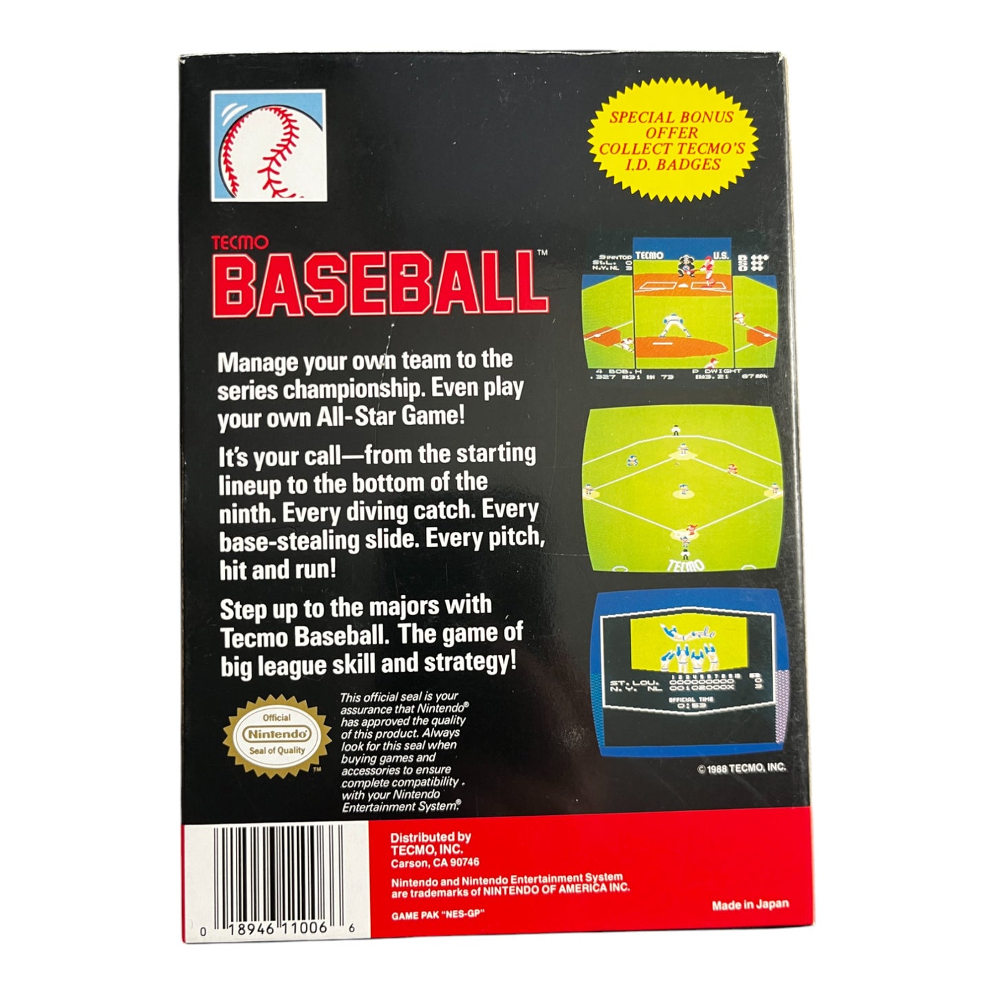 Tecmo Baseball (NES)