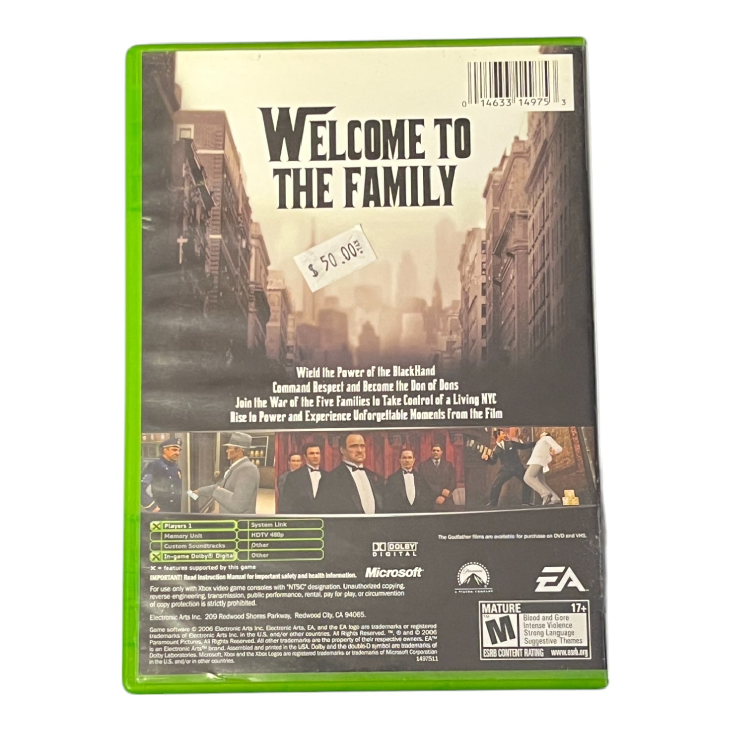 The Godfather: The Game (Xbox)