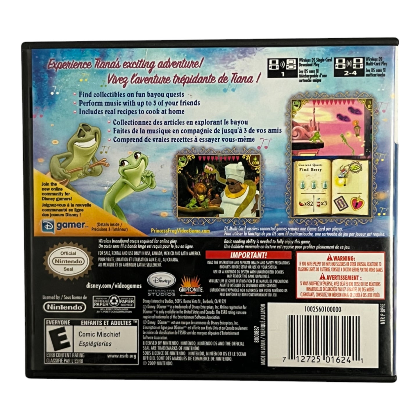 The Princess And The Frog (Nintendo DS)