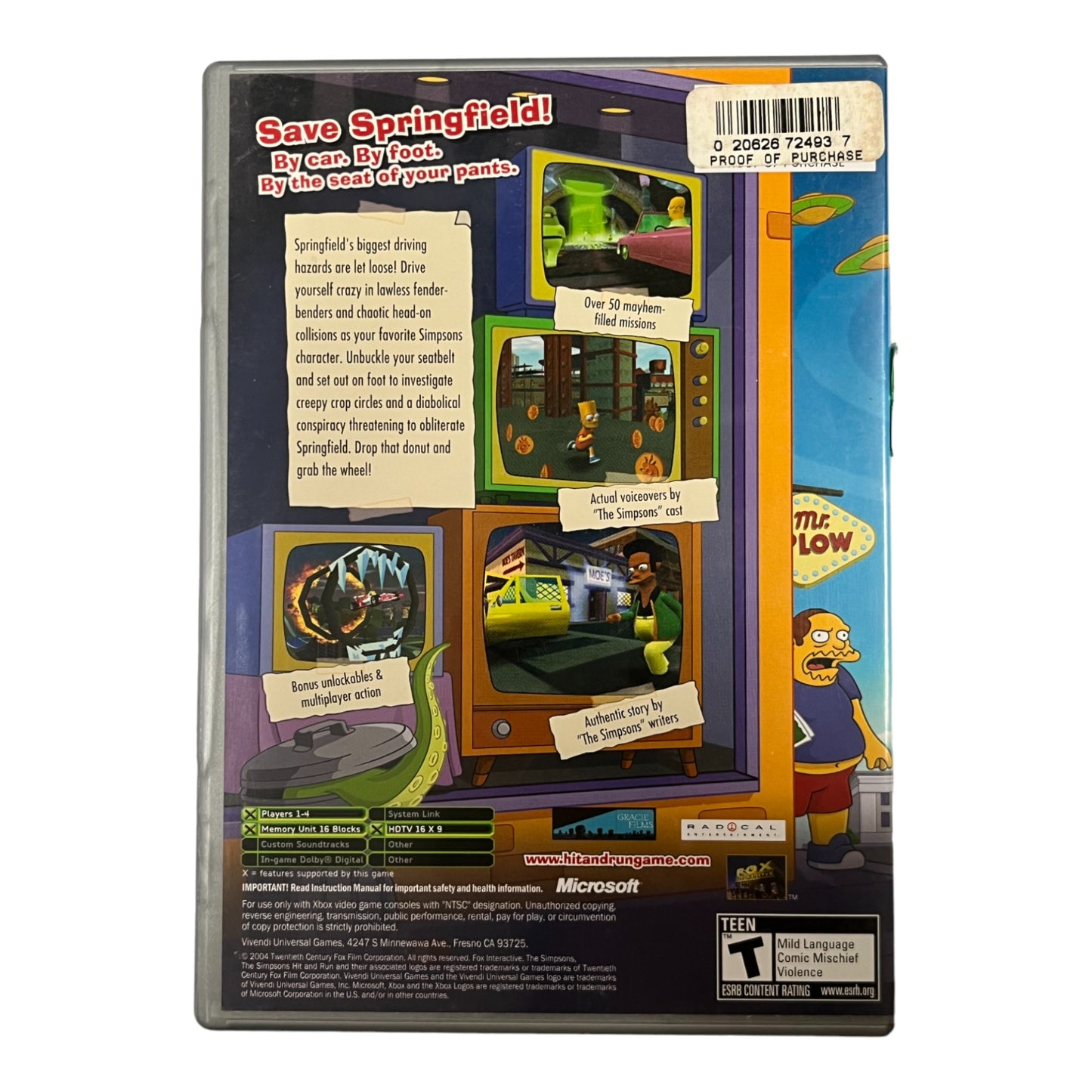 The Simpsons Hit And Run [Platinum Hits] (Xbox)