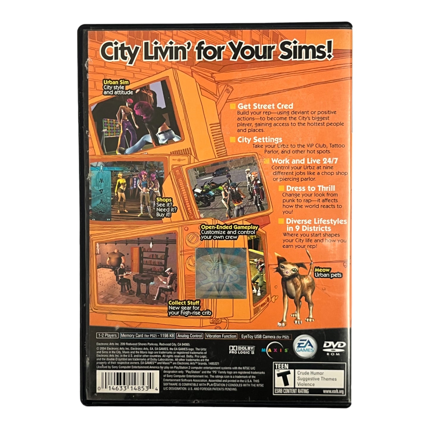 The Urbz Sims In The City (PS2)