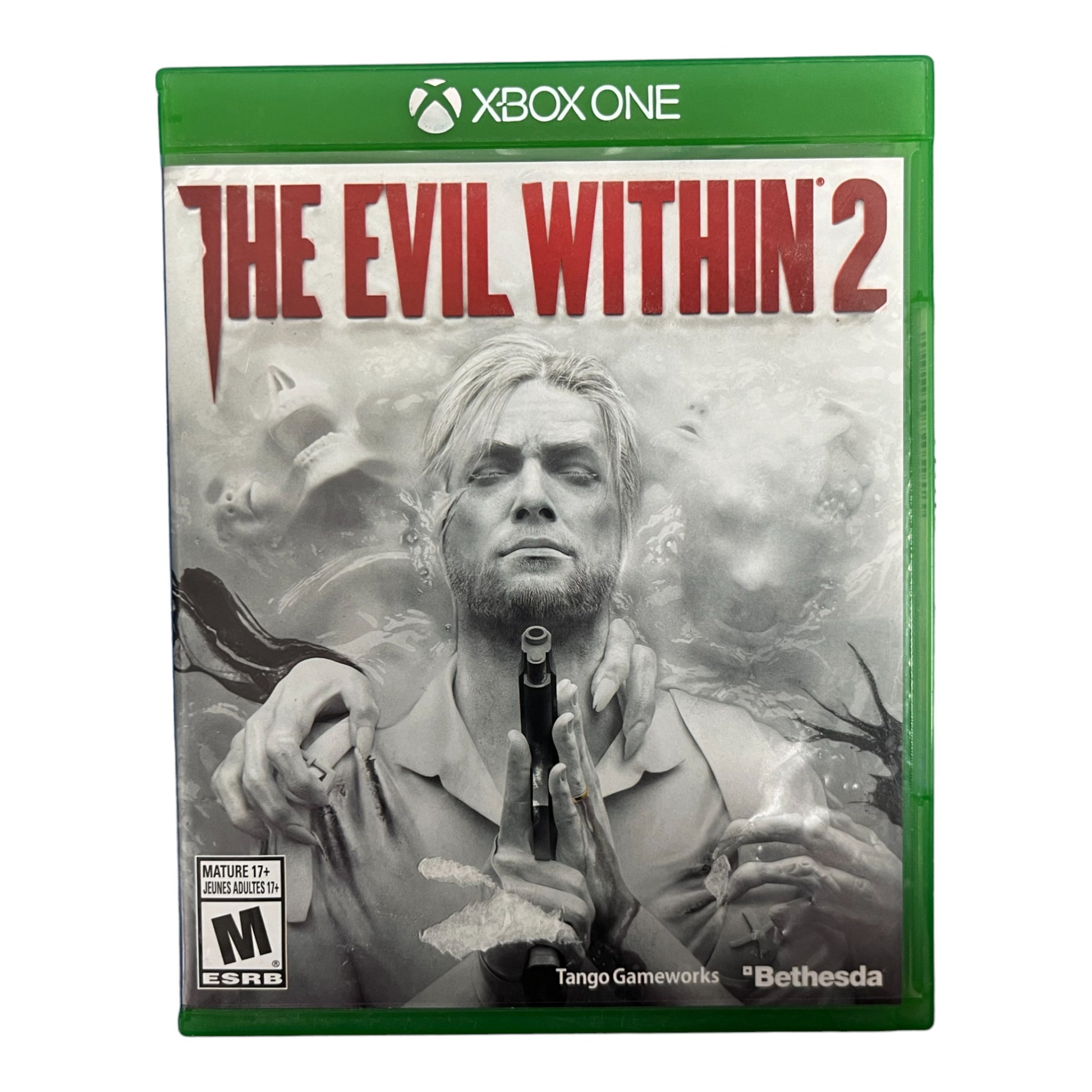 Game case for 'The Evil Within 2' on Xbox One with a green border.