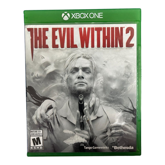 Game case for 'The Evil Within 2' on Xbox One with a green border.