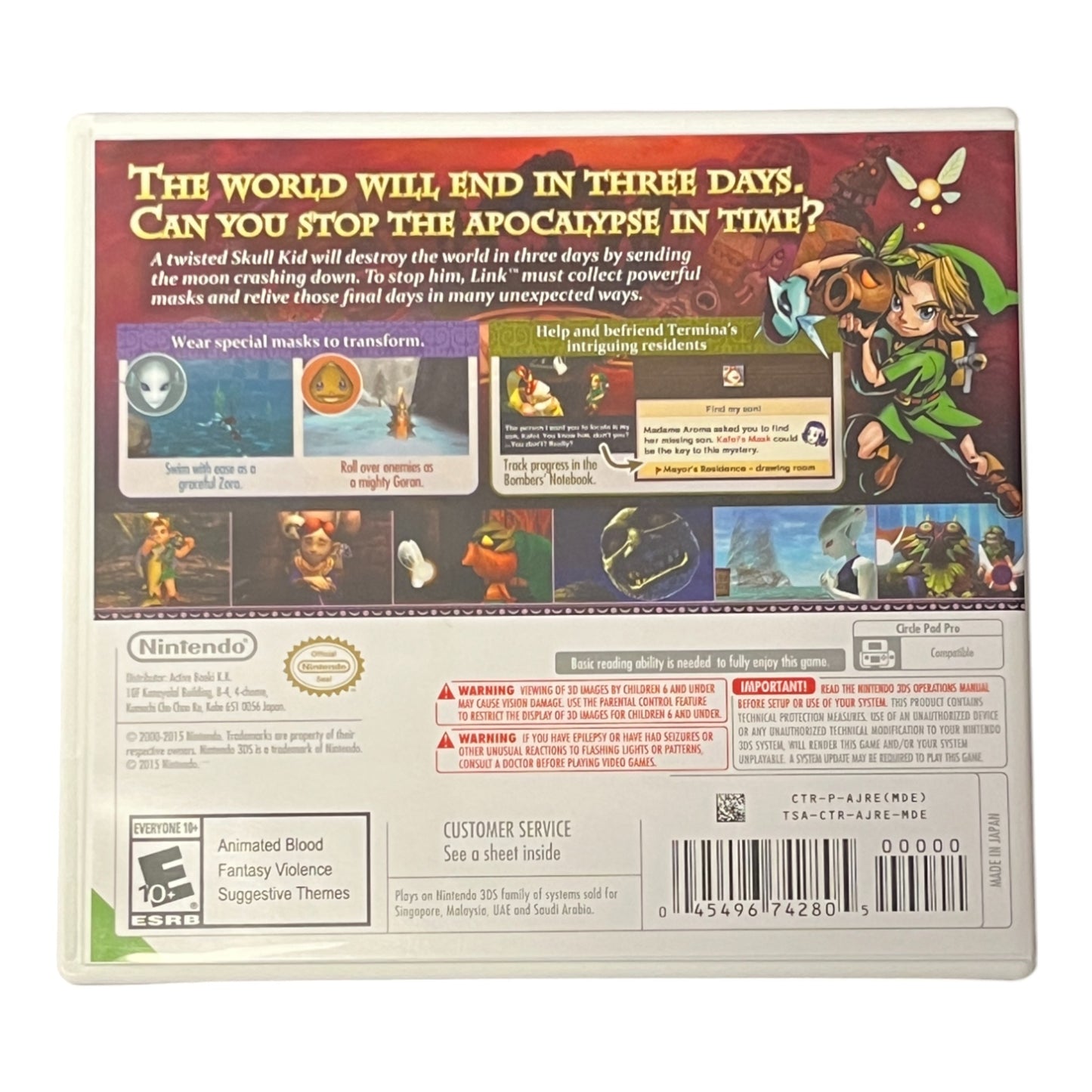 The Legend Of Zelda: Majora's Mask 3D (3DS)