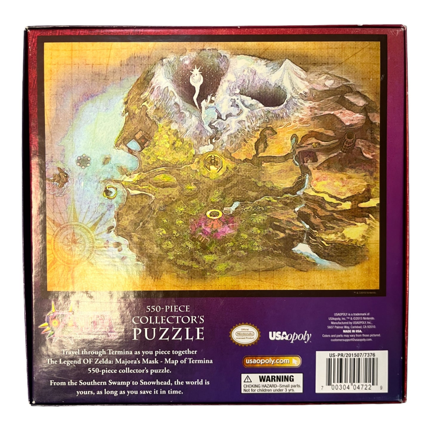 The Legend Of Zelda: Majora's Mask 3D: 550 Piece Puzzle - Open Box