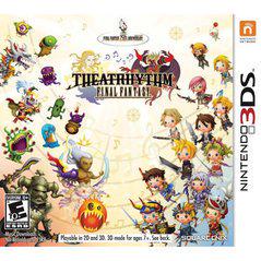 Nintendo 3DS game cover featuring various characters from 'Theatrhythm Final Fantasy' with colorful artwork.