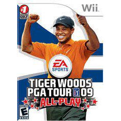 Tiger Woods PGA Tour 09 game cover for Wii console
