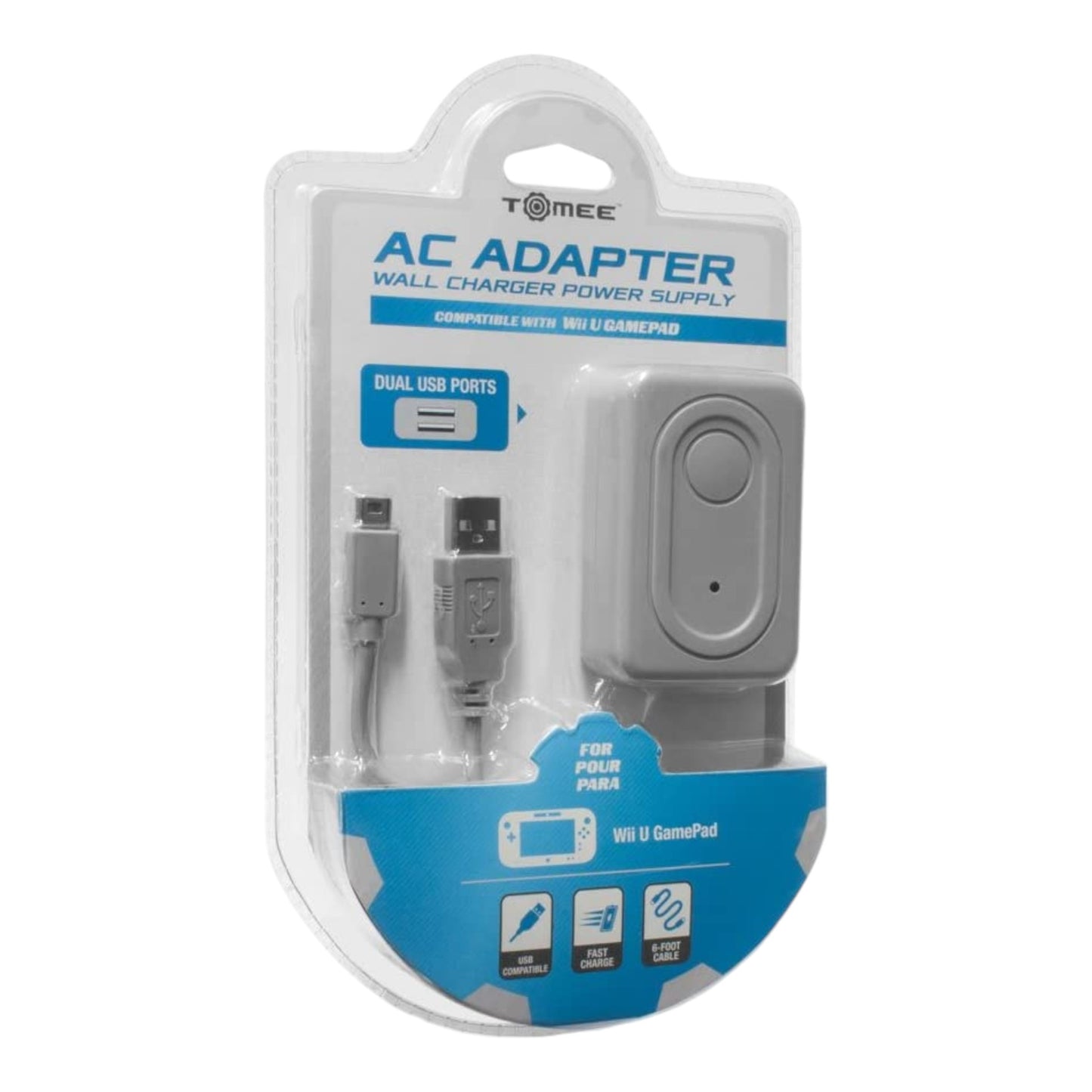 Tomee - AC Adapter for Wii U Gamepad