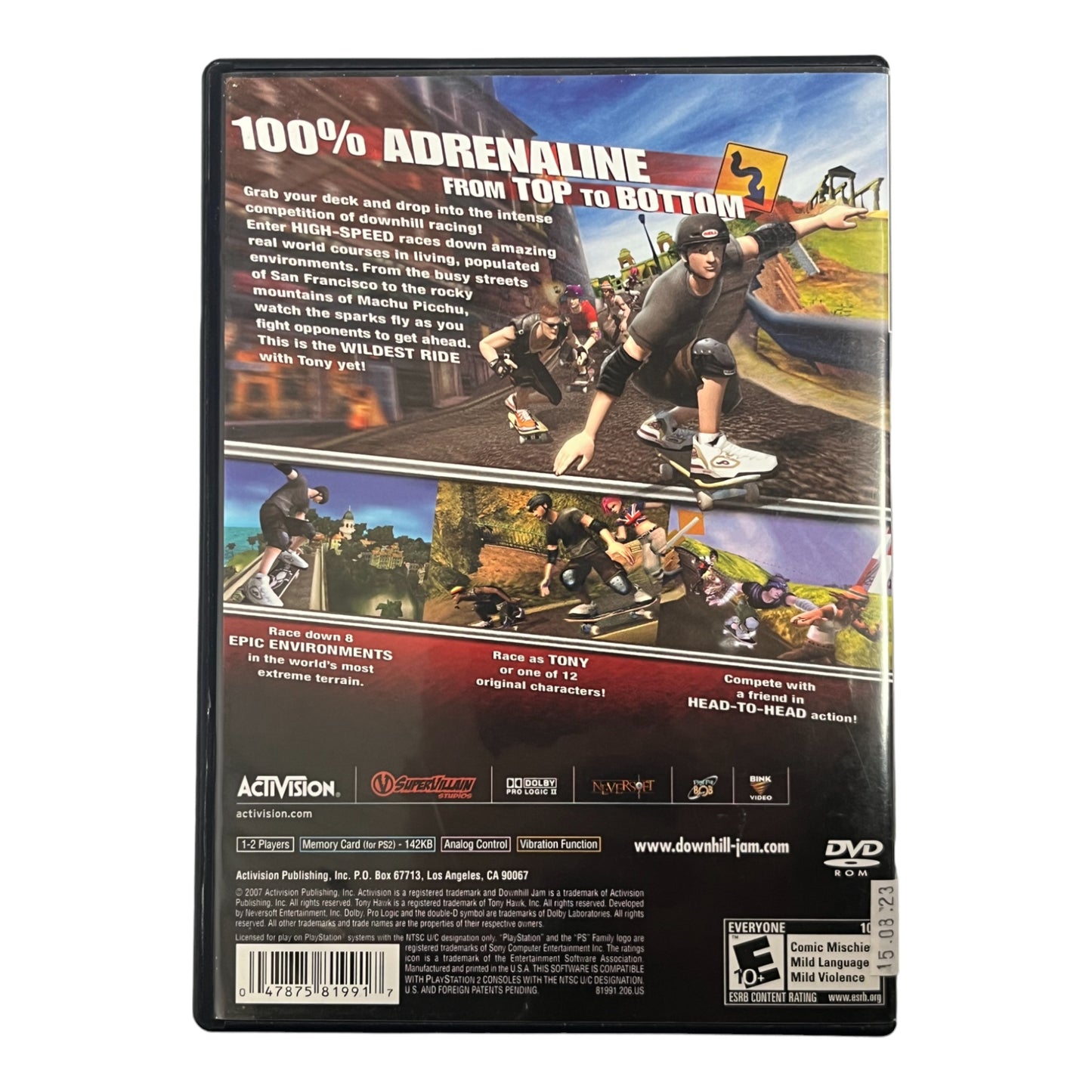 Tony Hawk Downhill Jam (PS2)