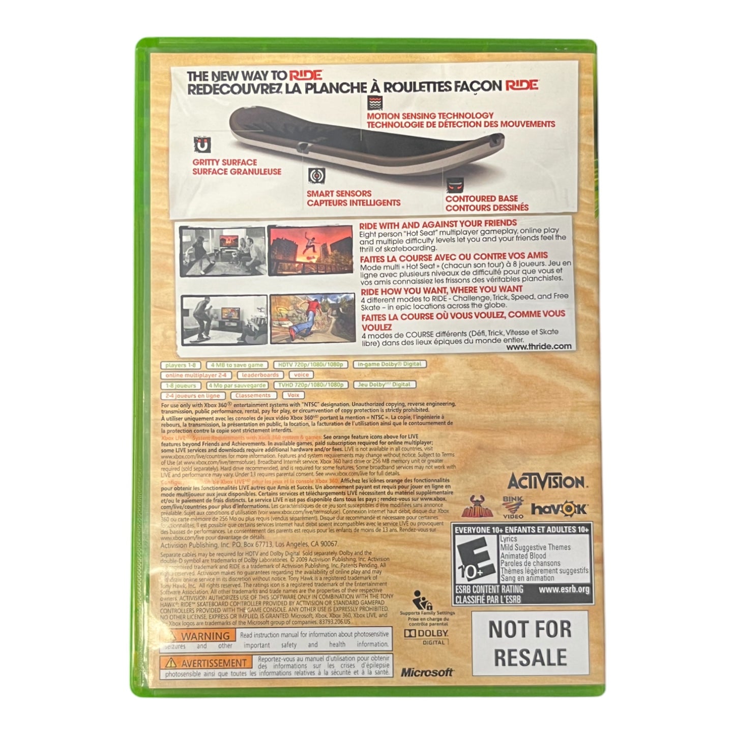 Tony Hawk: Ride (Xbox 360)