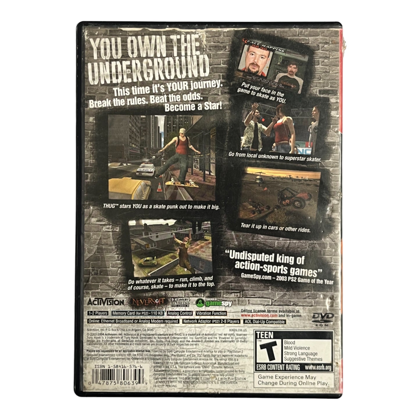 Tony Hawk Underground (PS2)